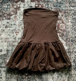 Brown, mini dress Brown thumbnail 1