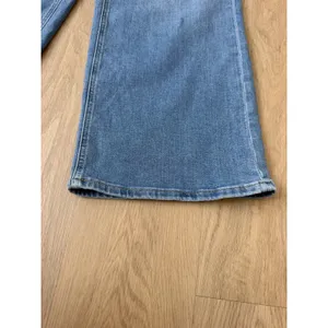 Fabletics High Rise Wide-Leg Jeans Med Wash Womens 29 Short baggie NWT thumbnail 5