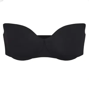 SKIMS‎ Smoothing Intimates Strapless Bra BA-BAN-2607 color Onyx 42D thumbnail 9