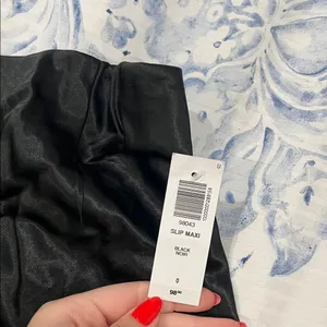 Aritzia Babaton Black Slip Maxi Dress thumbnail 2