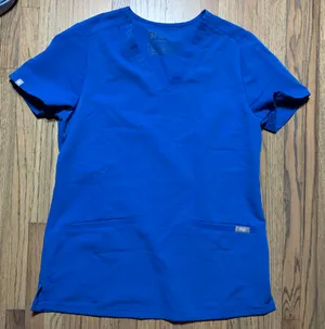 FIGS Blue Technical Collection Top XS thumbnail 1