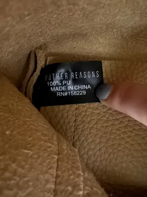 NWOT 8 Other Reasons Light Brown Bucket Tote Bag thumbnail 4