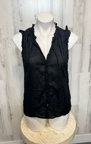 Old navy black blouse thumbnail 1