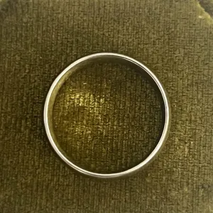 Titanium Steel Silver 4mm Wide Dome Wedding Band Ring Unisex Size 9 thumbnail 3