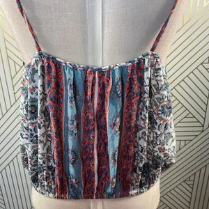 Free People‎ Floral Paisley Knot Halter Top thumbnail 8