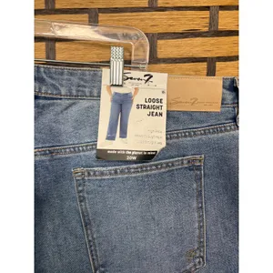 Seven7 Loose Straight Jeans Size‎ 20W thumbnail 3