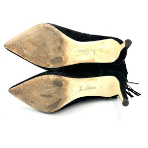 Sam Edelman Ankle Boots Women's Suede Fringe Pointed Stiletto Western Black Sz 7 thumbnail 9