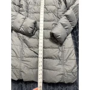 THE NORTH FACE Women's 550 Goose Down Hooded Zip Quilt Puffer Gray Coat Size S thumbnail 14