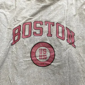 SheIn Long Sleeve 'Boston' Graphic T-Shirt in Gray, Size M​​​​ thumbnail 2