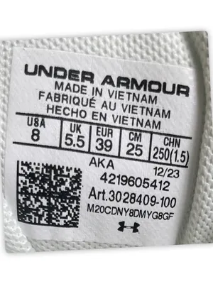 Under Armour Essential Runner White Sneakers Women’s 8 NWOT thumbnail 7
