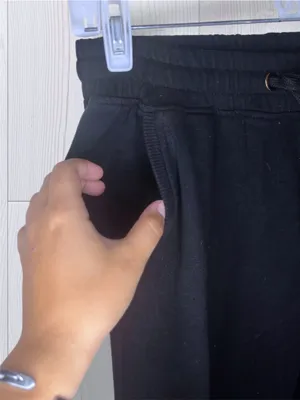 COTTON ON Women’s Classic Fleece Jogger Sweatpants Black Drawstring Pockets thumbnail 5