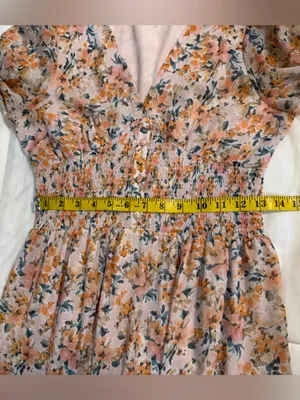 Patrons of Peace Floral Maxi Dress in Pink and Orange thumbnail 8