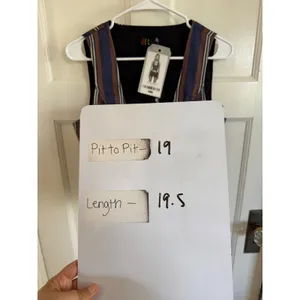 NWT Delia x Dolls Kill Soho Chic Striped Vest‎ size Medium thumbnail 8