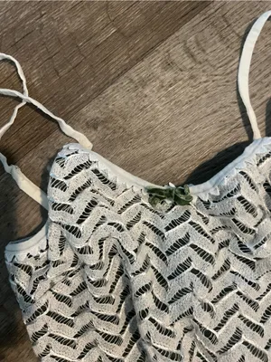 Edikted green and lace trim mini dress thumbnail 10