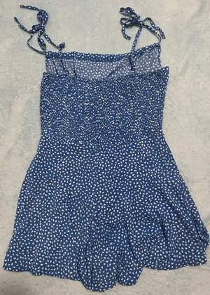 Polka Dot Romper Blue thumbnail 2