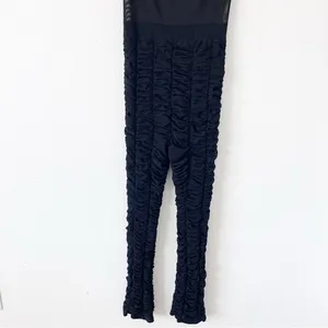 I.AM.GIA Ophelia Black Ruched Mesh Stretch Slim Glam Clubwear Strapless Jumpsuit thumbnail 10