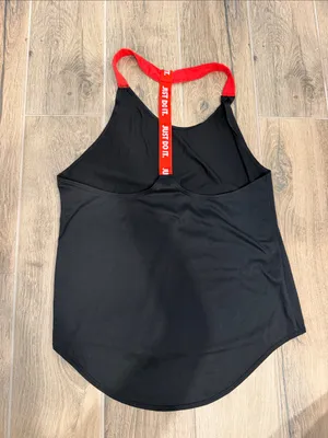 Nike Black Tank Top with Red Straps thumbnail 3