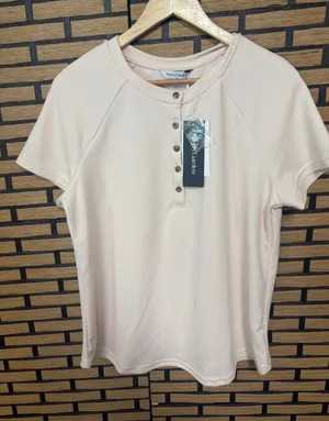 PrettyGarden‎ Cream Waffle Knit Button Front Top Size Medium thumbnail 1