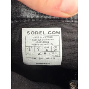 Sorel Lennox Lace Boots Womens 9 Brown Waterproof Leather Grunge NL4412-264 thumbnail 3