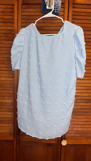 Blue Dotted Shirt Size L thumbnail 2