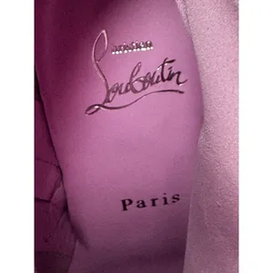 Christian Louboutin Kate Booty 85 Patent Leather Ankle Boots Pinkador EU 38 thumbnail 3