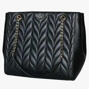 Kate Spade Briar Lane Quilted Purse, Size OS - Black/Gold thumbnail 2