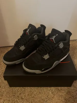 Air Jordan 4 Retro SE Black Canvas Mens Size 9.5 thumbnail 2