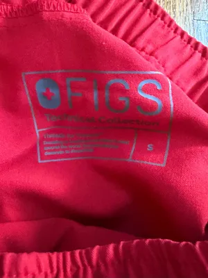 FIGS Tansen Jogger Scrub Pants Red Size S Technical Collection Medical thumbnail 5