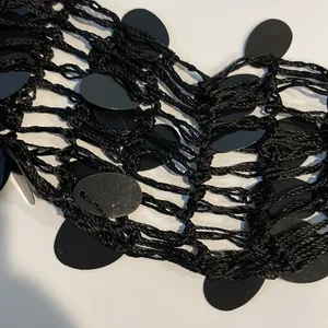 Black sequin belt thumbnail 3
