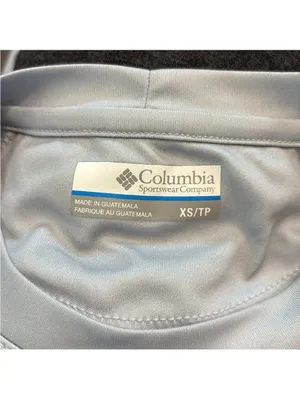 Columbia Light Grey Long-Sleeve Jersey with Blue & Orange Floral Graphic thumbnail 2