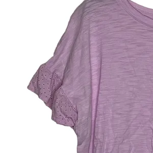 Old Navy Womens T-Shirt Top‎ Size Small Light Pink SS 100% Cotton Pullover thumbnail 3
