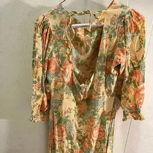 NWT Faithfull the Brand Clement Midi Dress Nadya Floral 4 thumbnail 8