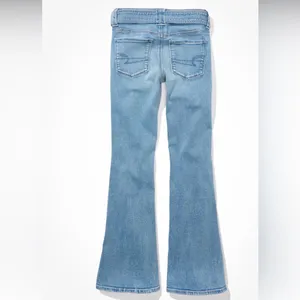 American Eagle Outfitters Blue Flare Leg Jeans SZ 8 thumbnail 6