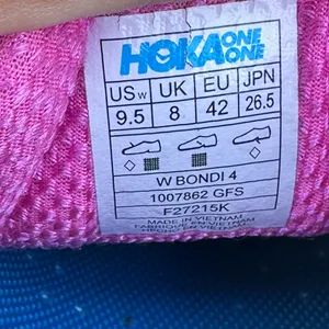 Hoka Women's Gray and Pink Sneakers thumbnail 8