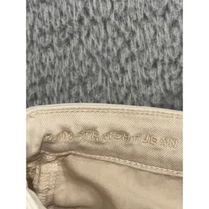 American Eagle Jeans Women‎ 4 Mom Straight Leg Cream Minimalist Academia Neutral thumbnail 7