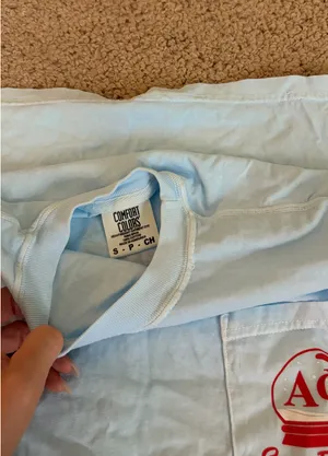 Alpha Phi graphic t shirt White thumbnail 3