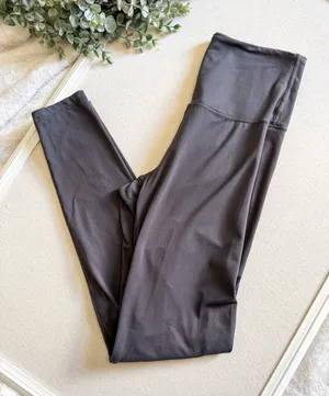 Dark Grey Super High-Waist Athletic Leggings Size XS thumbnail 1