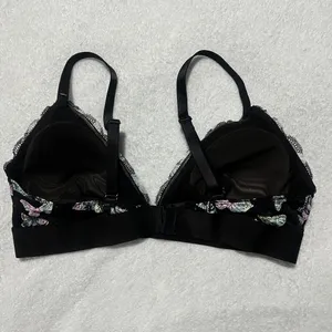 PINK Victoria's Secret Butterfly Wireless Bra Large thumbnail 5