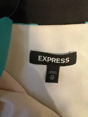 Express Multi-Color Striped Spaghetti Strap Dress thumbnail 3