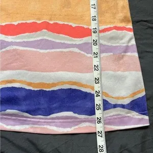 Lululemon Multicolor Striped Racerback Cotton Tank Top Scoop Neck Women XS thumbnail 2