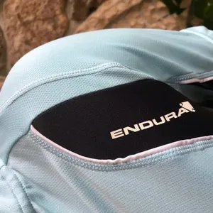 Endura Bike Cycling Short Sleeve Blue 1/4 Zip Shirt with Pockets Women's Size XS thumbnail 4