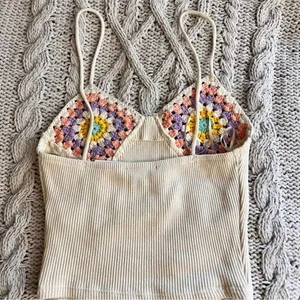 ZARA Crochet Crop Tank Top XS-S NWT‎ thumbnail 6