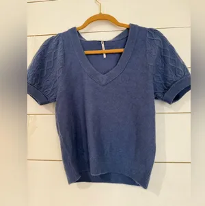NWOT free people Annabel Cashmere Shirt thumbnail 6
