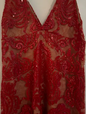 Red Sequin Dress 2 thumbnail 5