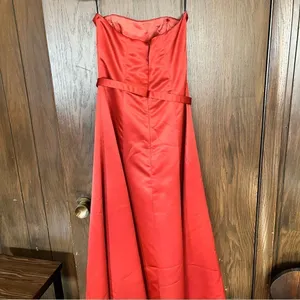 Gunne Sax Jessica McClintock Dresses | Jessica McClintock Red Long Dress thumbnail 4