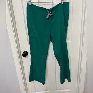 FIGS WINK scrub set green‎ straight leg pocket top XL women’s thumbnail 3