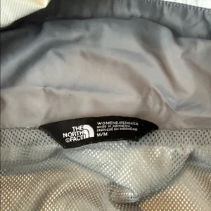 The North Face White and Gray Outdoor Jacket thumbnail 4