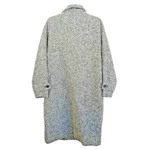 Universal Threads Women's Double Breasted Cocoon Overcoat - Gray Large thumbnail 5
