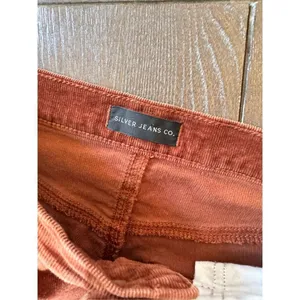 Silver Jeans Highly Desirable Straight Corduroy Pants in Burnt Orange‎ Size 27 thumbnail 2