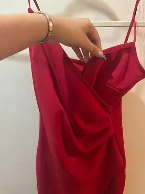 Dillard's Red Homecoming Dress thumbnail 1